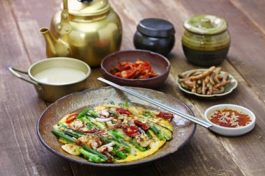 pajeon, Kore yeşil soğan Yassı