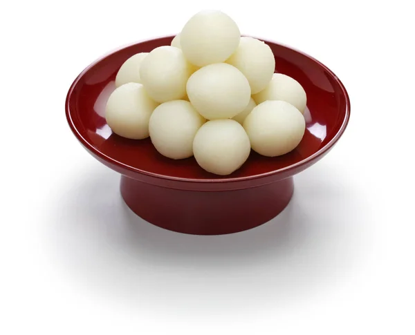 Tsukimi Dango Traditioneller Japanischer Reisknödel Für Die Mondbeobachtung — Stockfoto