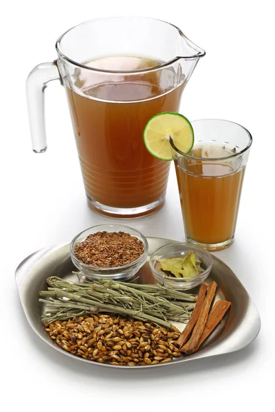 Emoliente Traditional Peruvian Healthy Drink — Stock Photo, Image
