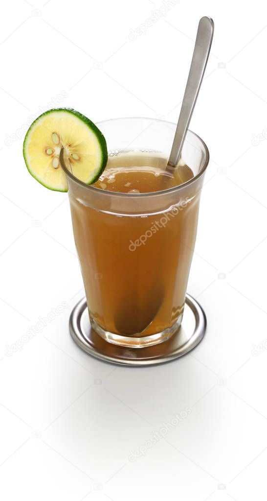 emoliente, traditional peruvian healthy drink