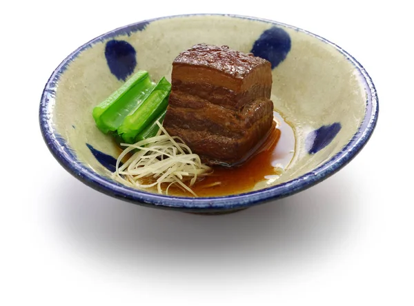 Braised Pork Belly Dongpo Pork Okinawa Rafute — Stock Photo, Image