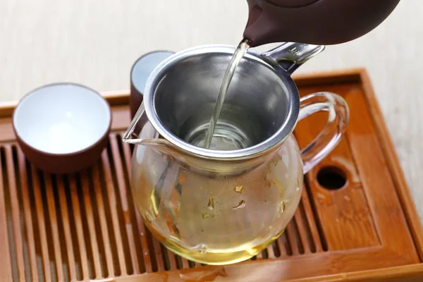 Tajvani Hagyományos Tea Szertartás — Stock Fotó