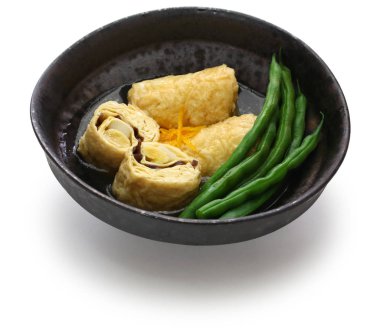 Yuba maki, tofu cilt çanak, Japon vejetaryen yemek