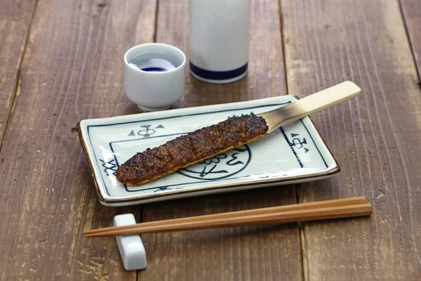 Soba Miso Spálené Miso Soybean Paste Semínka Pražená Pohanka Japonské — Stock fotografie