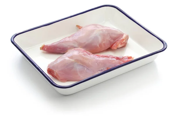 Raw Rabbit Leg Meat — Stock Photo, Image