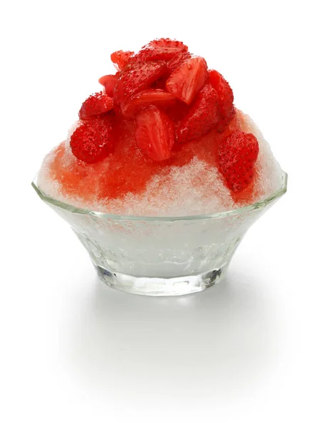 かき氷 日本かき氷のデザート — ストック写真