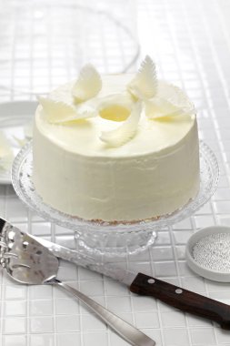 Ev yapımı melek gıda pasta garnitür fikirler, beyaz çikolata tüylerini