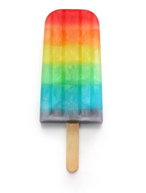 ev yapımı gökkuşağı buz pop