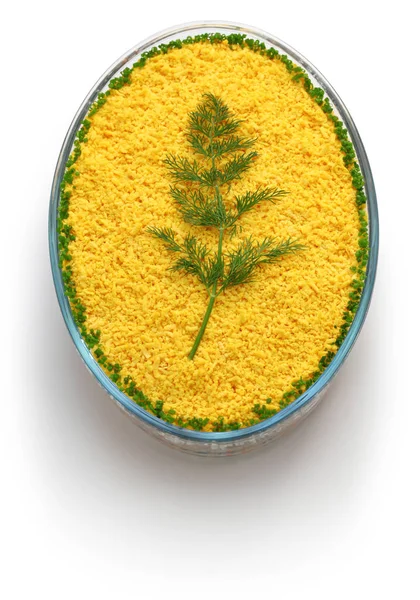 Mimosa Sallad Mimosa Dag Middag — Stockfoto