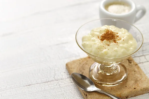 Španělský Rýžový Pudink Arroz Con Leche — Stock fotografie