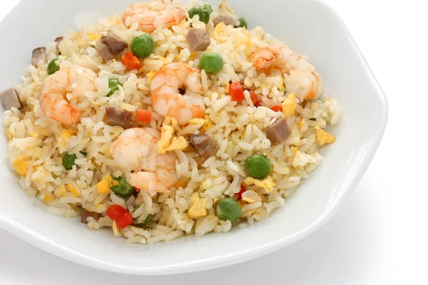 Fried Rice Chinese Cuisine Yangzhou Style — Stock Photo, Image