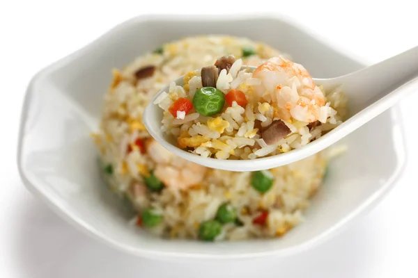 Fried Rice Chinese Cuisine Yangzhou Style — Stock Photo, Image