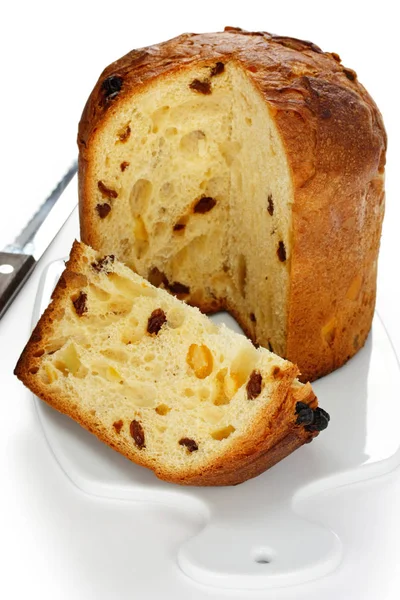 Panettone Pane Natale Italiano — Foto Stock