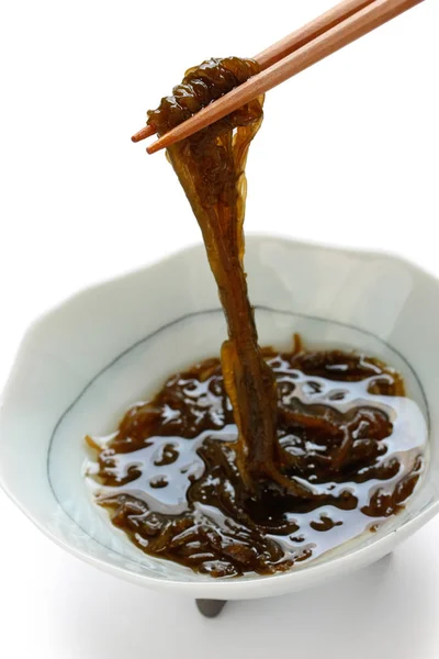 Japoński Zdrowe Dieta Żywności Jadalne Wodorosty Mozuku — Zdjęcie stockowe