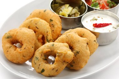 Vada olduğunu urad dal un ile Hint yapılmış çörek, food snack