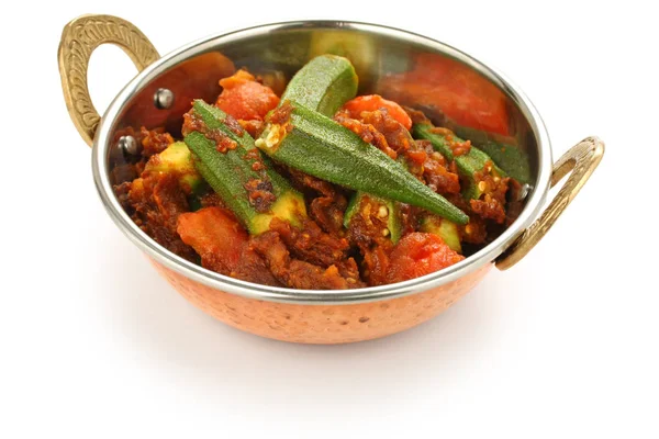 Bhindi Masala Curry Okra — Foto de Stock