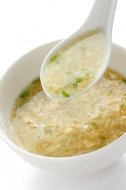 yumurta çorbası, yumurta damla çorbası , yumurta çiçeği çorbası , çin gıda