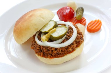 özensiz joe , amerikan kıyma sandviç