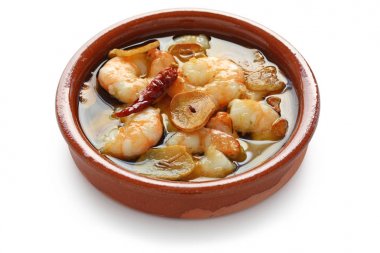 İspanyol sarımsak karides , İspanyol tapas çanak, Gambas al Ajillo