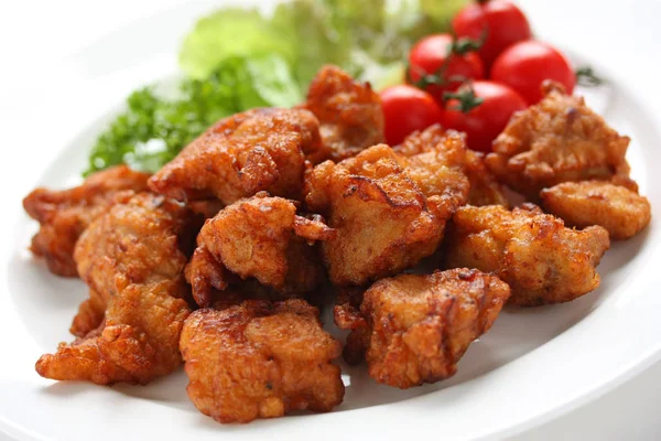 Smažené Kuře Japonštině Karaage — Stock fotografie