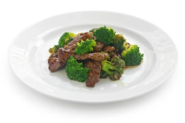 Broccoli Nötkött Kinesisk Mat — Stockfoto