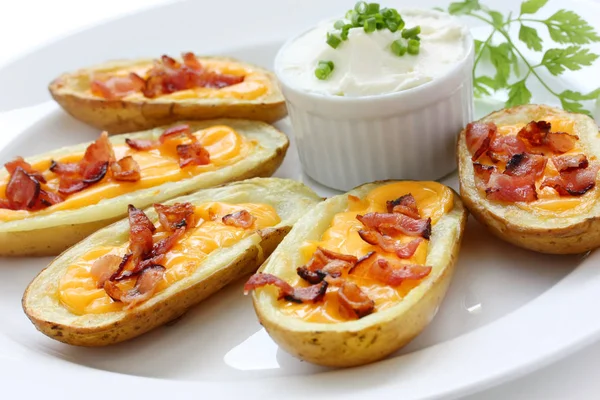 potato skins , casual dining appetizer