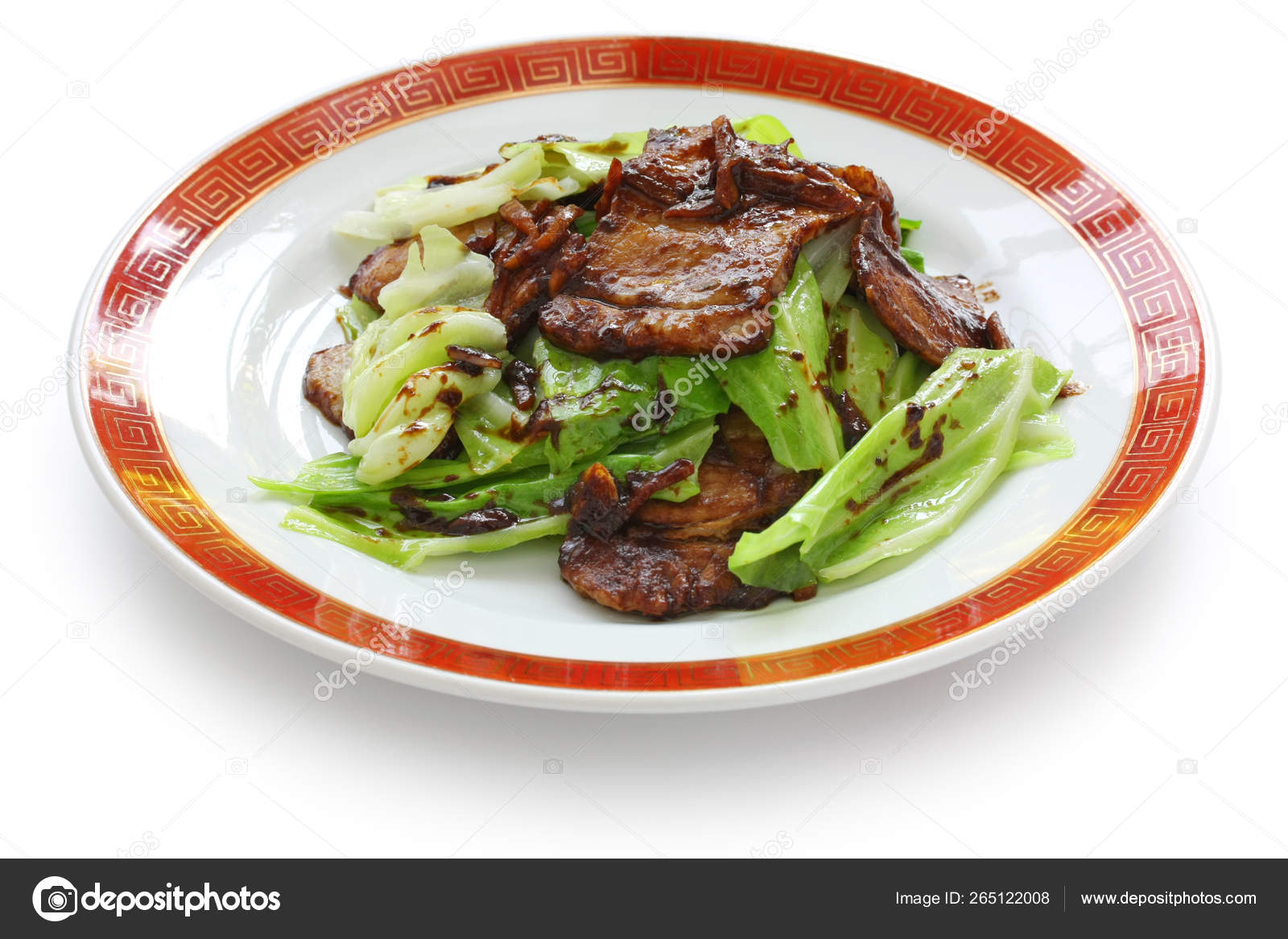 Szechuan Style Twice Cooked Pork Chinese Food Isolated White Background Stock Photo By C Asimojet Szechuan Style Twice Cooked Pork Chinese Food Isolated White Background Stock Photo By C Asimojet