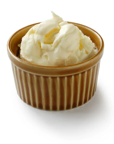 Clotted Cream Ramekin — Stock Photo, Image