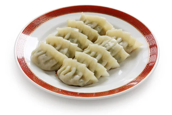 Pan Gebakken Chinese Knoedels — Stockfoto