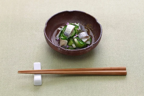 Kohada Sunomono Spotted Sardine Vinegared Dish Japanese Cuisine Sunomono Kind — Stock Photo, Image