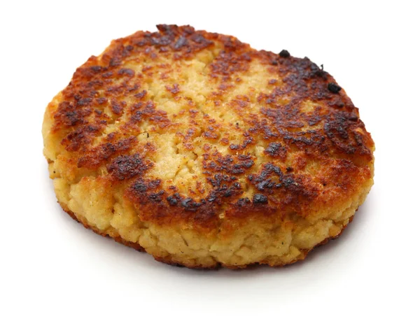 Gekookte Plantaardige Hamburger Patty Gemaakt Van Soja Vlees — Stockfoto