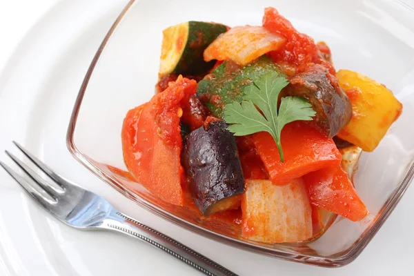 拉塔图耶 法式蔬菜炖菜 — 图库照片