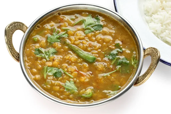 Tarka Dal Lentejas Rojas Curry Cocina India — Foto de Stock