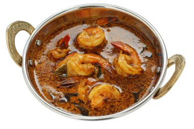 karides masala köri , hint mutfağı