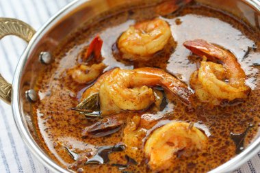 karides masala köri , hint mutfağı