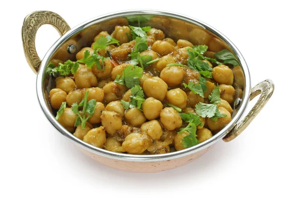 Chana Masala Garbanzos Curry Cocina India — Foto de Stock