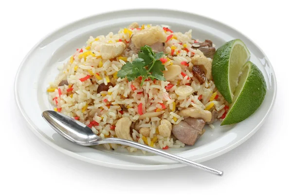 Chicken Biryani Indian Pilau Rice — Stock Photo, Image