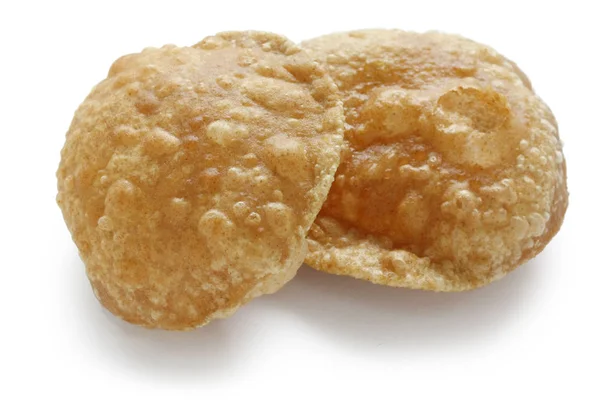 Puri Poori Indiskt Friterat Bröd — Stockfoto