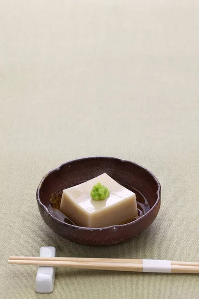 Domácí Sezam Tofu Gomma Dofu Japonská Tradiční Veganská Kuchyně Gomě — Stock fotografie