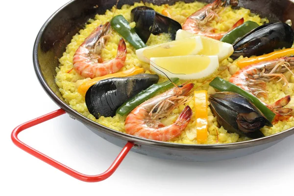 Paella Reisgericht Spanische Küche — Stockfoto