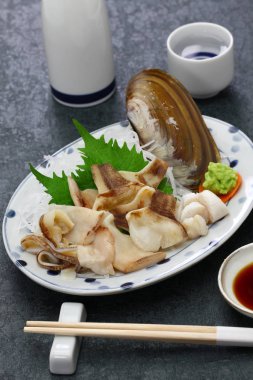 Pasifik Razor Clam sashimi, Japon mutfağı