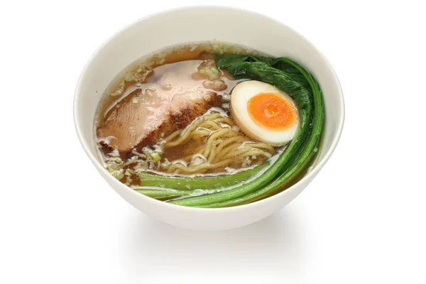 Shio Ramen Tészta Japán Élelmiszer — Stock Fotó