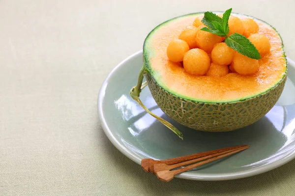 Japanese Luxury Melon King Ruby — Stock Photo, Image