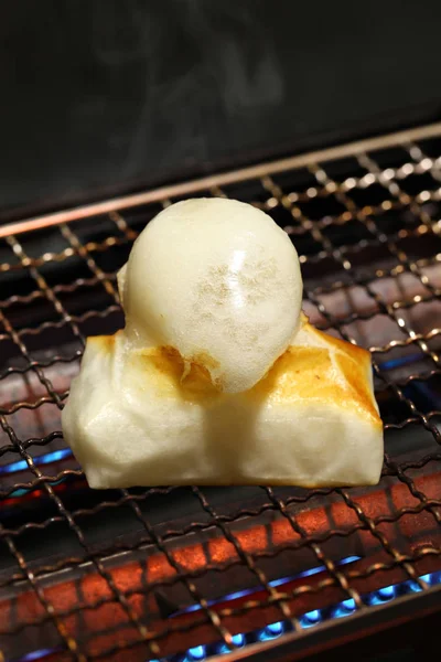 Yaki Mochi Grillad Japansk Ristårta Traditionell Nyårsmat — Stockfoto