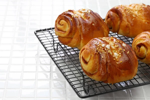 Homemade Finnish Cinnamon Rolls Freshly Made — Stock Photo, Image