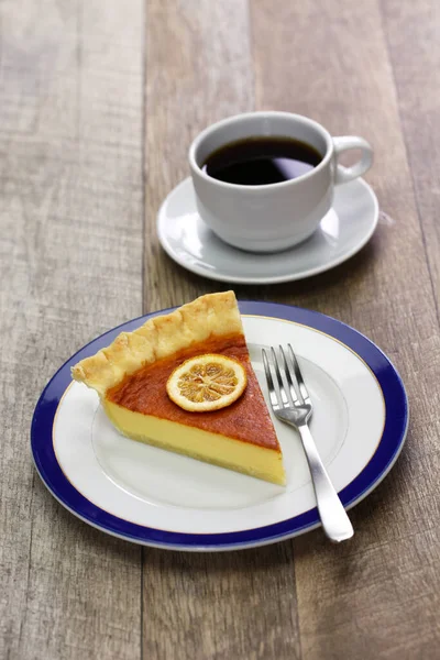 Torta Latticello Limone Fatta Casa Cucina Degli Stati Uniti Meridionali — Foto Stock