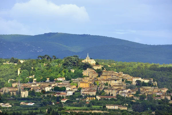 Den Vackra Byn Bonnieux Vaucluse France Vid Solnedgången — Stockfoto