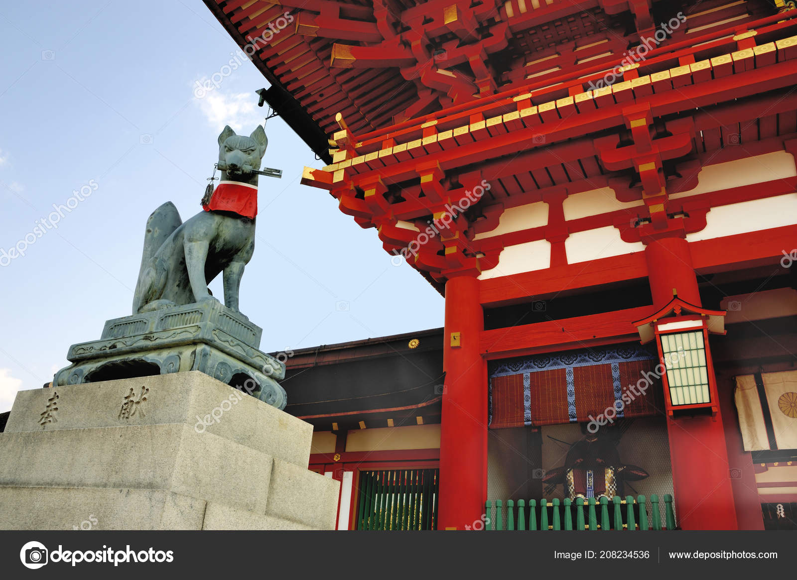 Fox Fushimi Inari Taisha Shrine Two Storied Gate Kyoto Japan Stock Editorial Photo C Jehoede Fox Fushimi Inari Taisha Shrine Two Storied Gate Kyoto Japan Stock Editorial Photo C Jehoede