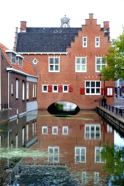 Achterkant Van Het Voormalige Stadhuis Anno 1622 Oude Stad Van — Stockfoto