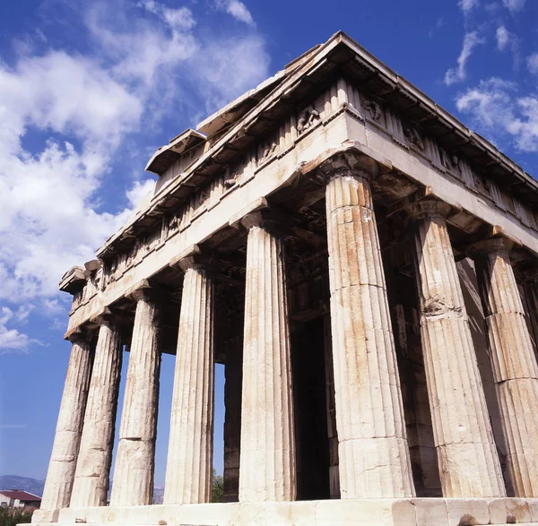 Griekenland Athene Oude Agora Tempel Hephaisteion Theseion — Stockfoto